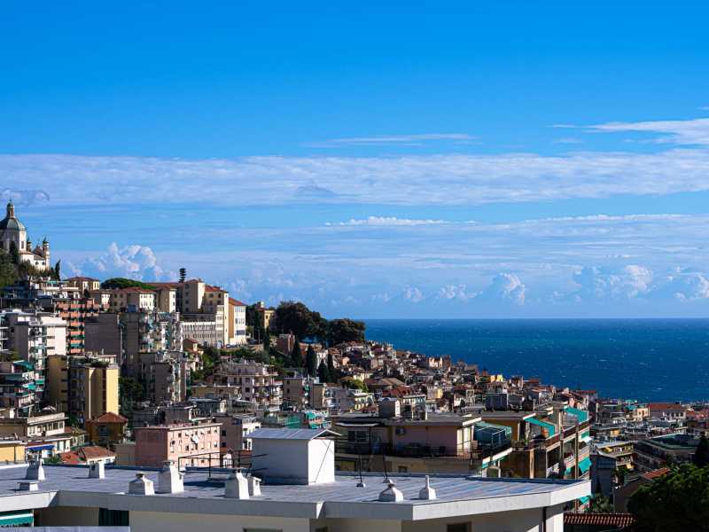 In Sanremo, a two-apartment house is for sale.