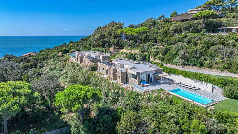 Modern villa with a pool for rent in Punta Ala